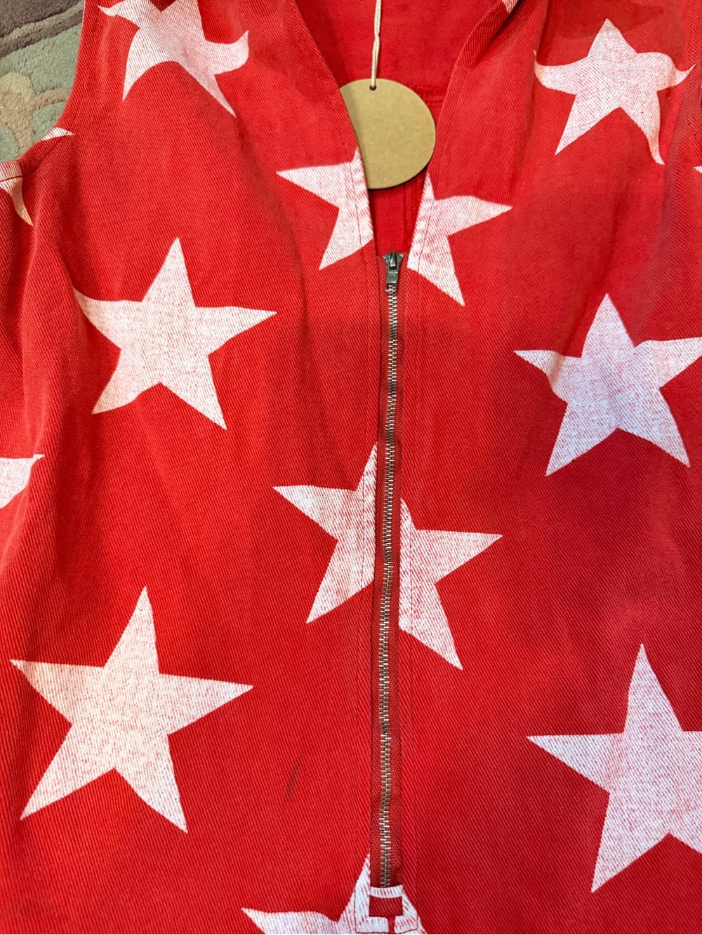 BiBi Red Star-Accent Top - Picture 2 of 5